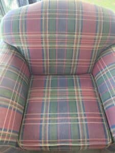 Plaid-Upholstered-Club-Chair-third-image-1