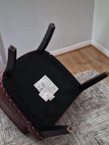 Red-Alligator-Embossed-Accent-Chair-with-Nailhead-Trim-fifth-image