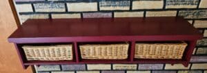 Red-Entryway-Organizer-with-Cubbies-Baskets-H-x-L-x-W-second-image