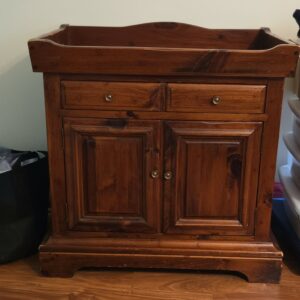 Rustic-Pine-Dry-Sink-Cabinet