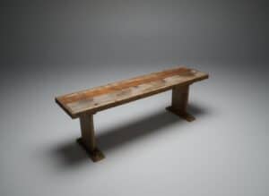 Rustic-Reclaimed-Wood-Bench-with-Metal-Support-Rod-second-image