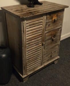 Rustic-Shutter-Front-Accent-Cabinet-with-Drawers-second-image