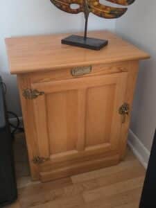 Simmons-White-Clad-Oak-Icebox-Style-End-Table-Cabinet