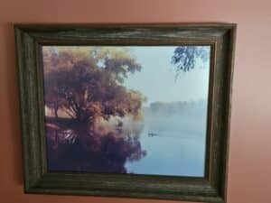 Swan-Lake-Framed-Print
