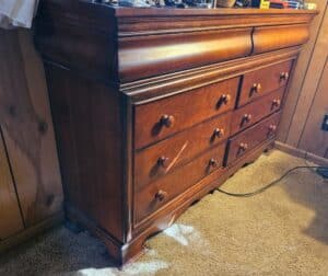 Traditional-Cherry-Wood-Louis-Philippe-Style-Dresser-second-image-1