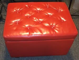 Tufted-Red-Faux-Leather-Storage-Ottoman