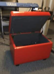 Tufted-Red-Faux-Leather-Storage-Ottoman-second-image