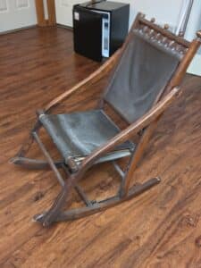Victorian-Folding-Campaign-Rocker