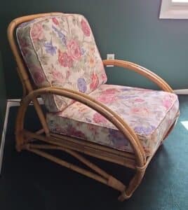 Vintage-Bamboo-and-Rattan-Lounge-Chair-third-image