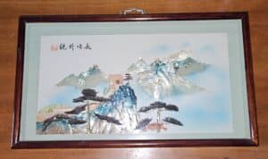 Vintage-Chinese-Mother-of-Pearl-Shell-Art-Landscape-Panel