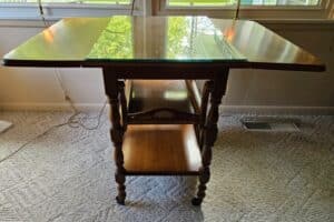 Vintage-Colonial-Drop-Leaf-Tea-Cart-second-image