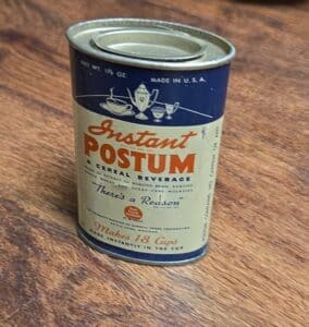 Vintage-Instant-Postum-Cereal-Beverage-Tin