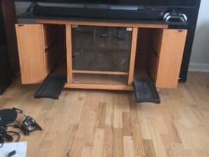 Vintage-Media-Console-with-Integrated-CD-Storage-third-image