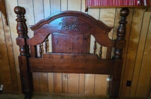 Vintage-Pine-Cannonball-Headboard-1