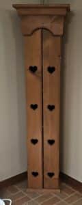 Vintage-Pine-Corner-Cabinet-with-Heart-Cutouts-H-x-L-x-W