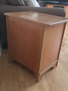 White-Clad-Oak-Icebox-End-Table-fourth-image