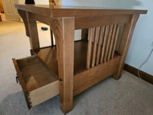 Bassett-Mission-Oak-Table-fourth-image