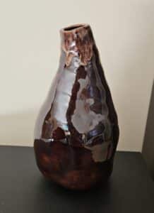Brown-Drip-Glaze-Vase