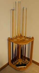 Corner-Pool-Cue-Rack
