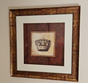 Framed-Crown-Wall-Art