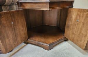 Hexagonal-Burl-Wood-End-Table-second-image
