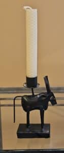 Metal-Donkey-Candle-Holder