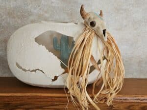 Southwestern-Cactus-Skull-Decor