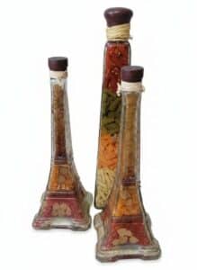 Eiffel-Tower-Shaped-Glass-Bottles-with-Preserved-Foods-second-image