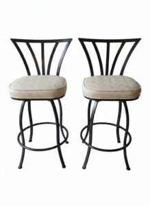 Set-of-Scroll-Back-Swivel-Bar-Stools-second-image