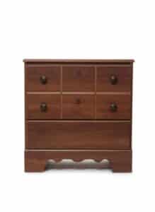 Vintage-Cherry-Nightstand-with-Six-Drawers-second-image
