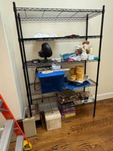 Black-Tier-Wire-Shelving-Unit