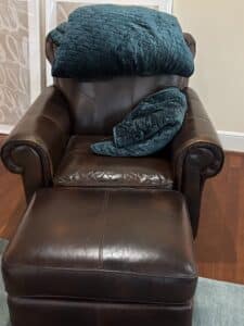 Brown-Leather-Club-Chair-and-Ottoman-Set-Pottery-Barn