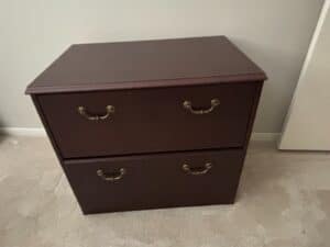 Dark-Wood-Two-Drawer-File-Cabinet