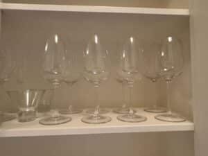 Set-of-Assorted-Wine-Glasses-and-a-Small-Bowl