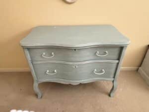 Vintage-French-Provincial-Style-Two-Drawer-Nightstand-or-Commode