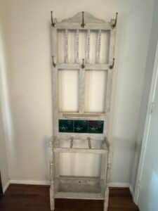 Vintage-Hall-Tree-with-Tile-Inlay