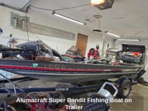 Alumacraft Super Bandit Fishing Boat on Trailer