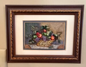 A.-Richesco-Corporation-D-Fruit-Basket-Relief-Plaque