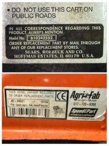 Agri-Fab-Inch-Tow-Behind-Lawn-Sweeper-and-Craftsman-Utility-Trailer-second-image