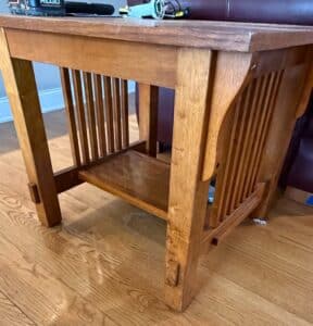 Arts-and-Crafts-Mission-Oak-Table-Set