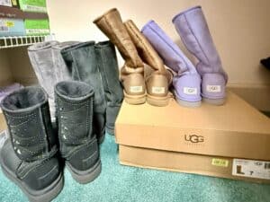 Assorted-Womens-Footwear-Collection-featuring-UGG-Boots-and-Slippers-Onitsuka-Tiger-Sneakers-and-Brooks-Running-Shoes-second-image