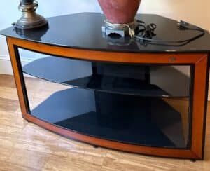 BellO-AVSC-Corner-TV-Stand-with-Black-Glass-Shelves