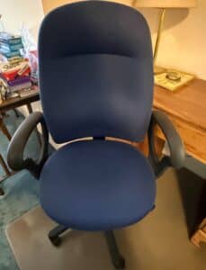 Blue-Upholstered-Office-Chair-with-Casters