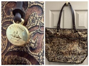 Brahmin-Embossed-Leather-Tote-Bag