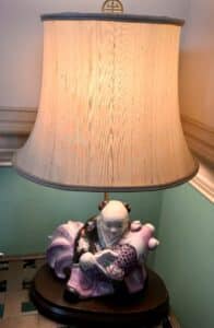 Chinese-Famille-Rose-Porcelain-Figurine-of-a-Boy-with-Koi-Fish