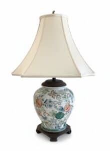 Chinese-Famille-Rose-Porcelain-Vase-Lamp