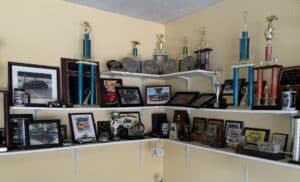 Collection-of-Car-Show-Trophies-and-Memorabilia
