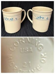 Corning-Ware-First-of-Spring-Pattern-Mugs-Set-of-
