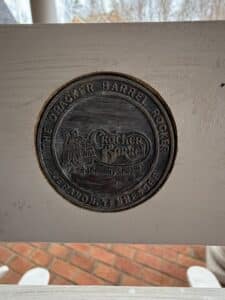 Cracker-Barrel-Old-Country-Store-The-Cracker-Barrel-Rocker-Pair-of-White-Wooden-Rocking-Chairs-second-image