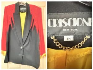 Criscione-New-York-Western-Style-Rhinestone-Blazer